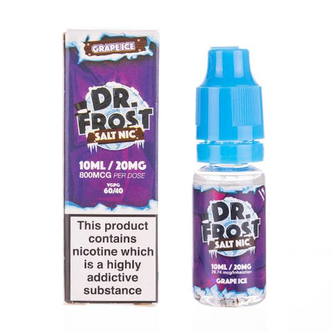 Grape Ice Nic Salt 10ml by Dr Frost - Vapemansionleigh 