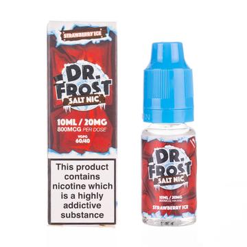 Strawberry Ice Nic Salt 10ml by Dr Frost - Vapemansionleigh 