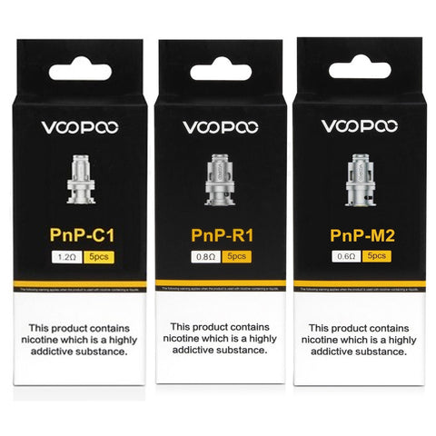 VooPoo Pnp Replacement Coils - Pack of 5 - Vapemansionleigh 