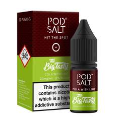 The Big Tasty Cola with Lime Nic Salt 10ml by Pod Salt - Vapemansionleigh 