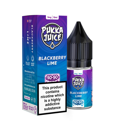Blackberry Lime E-Liquid 10ml by Pukka Juice