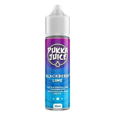 Blackberry Lime E-Liquid by Pukka Juice 50ml - Vapemansionleigh 