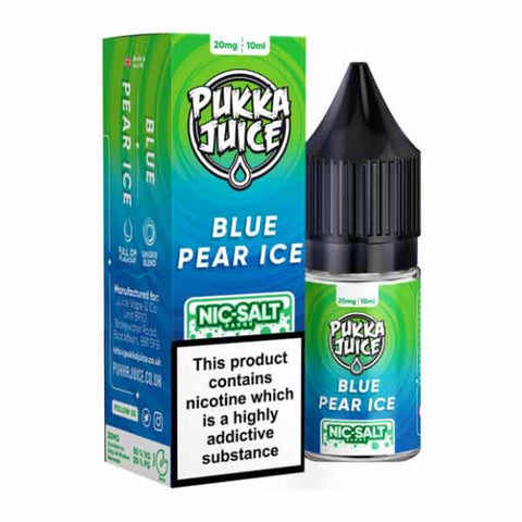 Blue Pear Ice Nic Salt 10ml by Pukka juice - Vapemansionleigh 