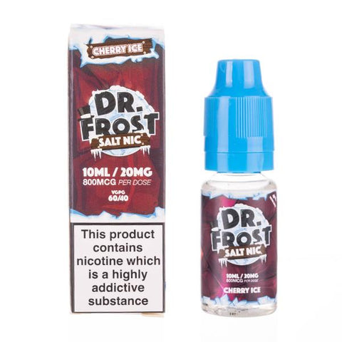 Cherry Ice Nic Salt 10ml by Dr Frost - Vapemansionleigh 