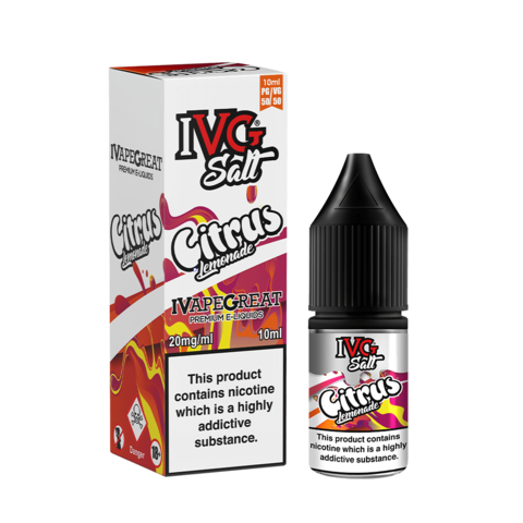 Citrus Lemonade Nic Salt 10ml by IVG Salt