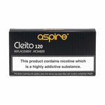 Aspire Cleito 120 Replacement Coils - Pack of 5 - Vapemansionleigh 