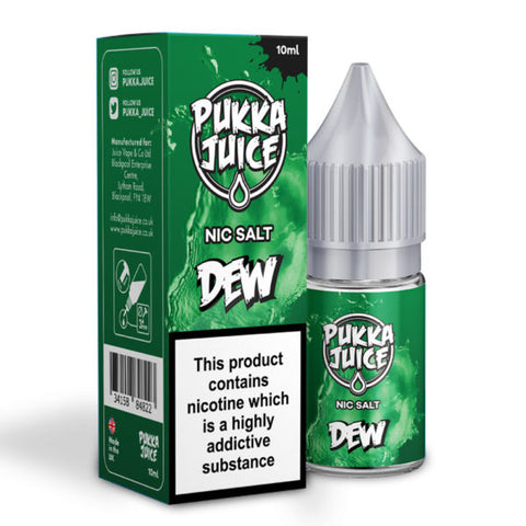 Dew Nic Salt 10ml by Pukka juice - Vapemansionleigh 