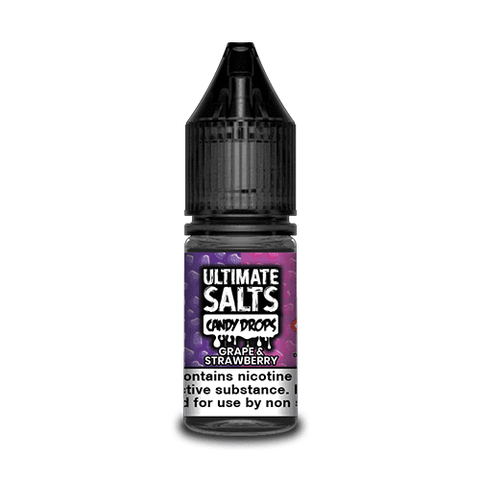 Grape & Strawberry Candy Drops Nic Salt 10ml by Ultimate Salts