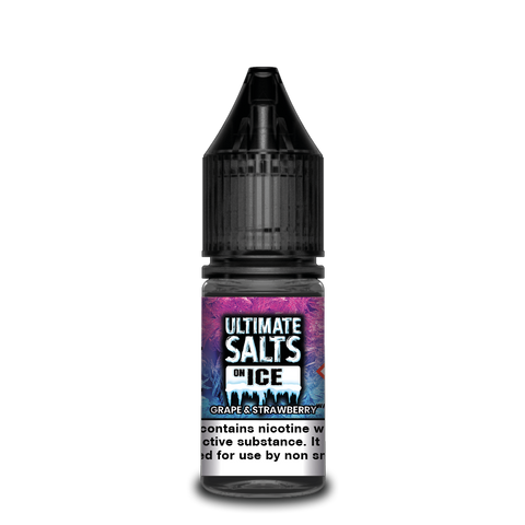 Grape & Strawberry On Ice Nic Salt 10ml by Ultimate Salts