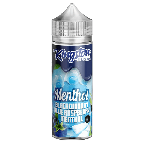 Blackcurrant Blue Raspberry Menthol E-Liquid 100ml by Kingston