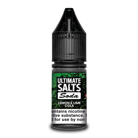 Lemon & Lime Cola Soda Nic Salt 10ml by Ultimate Salts