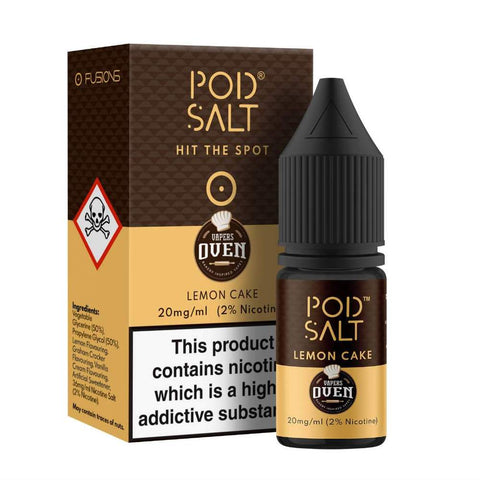 Vapers Oven Lemon Cake Nic salt 10ml by Pod salt - Vapemansionleigh 