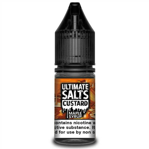 Maple Syrup Custard Nic Salt 10ml by Ultimate Salts