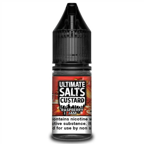 Raspberry Jam Custard Nic Salt 10ml by Ultimate Salts