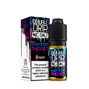 Raspberry Sherbet NIc Salt 10ml by Double Drip - Vapemansionleigh 