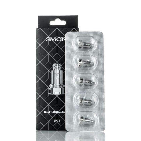 Smok Nord Regular 1.4 Ohm Replacement Coils - Pack Of 5 - Vapemansionleigh 