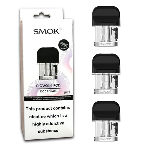 Smok Novo X Replacement Pods - Pack of 3