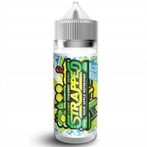 Sour Apple Refresher E-liquid by Strapped 100ml