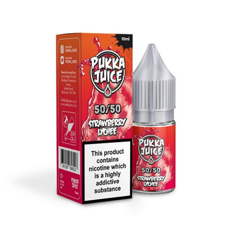 Strawberry Lychee E-Liquid 10ml by Pukka Juice