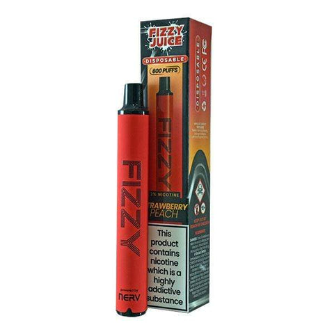 Strawberry Peach Disposable Vape by Fizzy Juice Bar