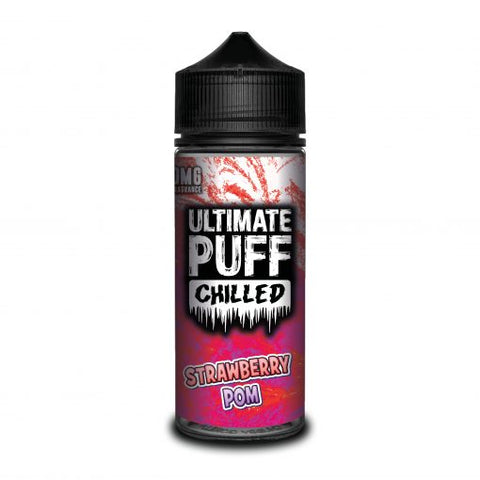 Strawberry Pom Chilled by Ultimate Puff 100ml - Vapemansionleigh 