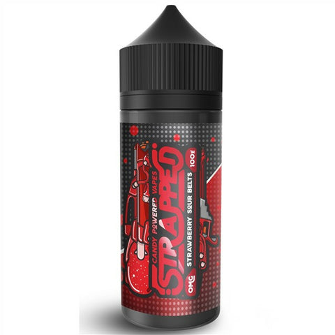 Strawberry Sour Belts E-Liquid by Strapped 100ml